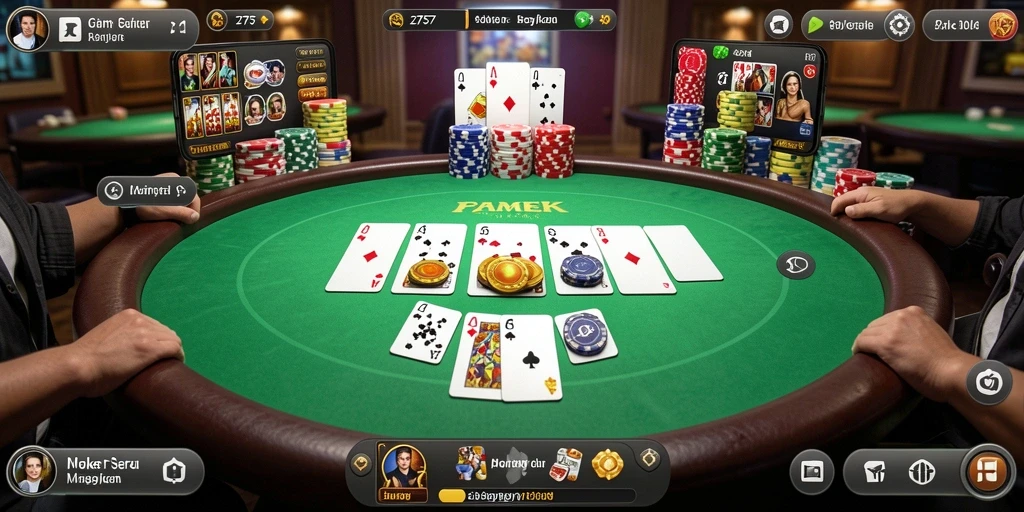 Gameplay seru di aplikasi poker 2757 dengan antarmuka yang menarik.