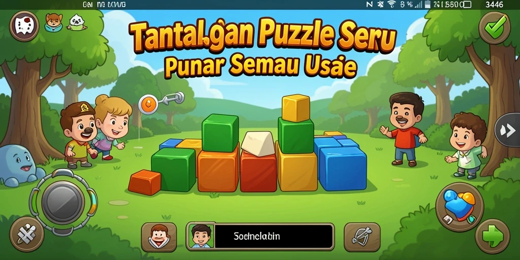 Gameplay menarik dari 3446 dengan berbagai tantangan Puzzle.