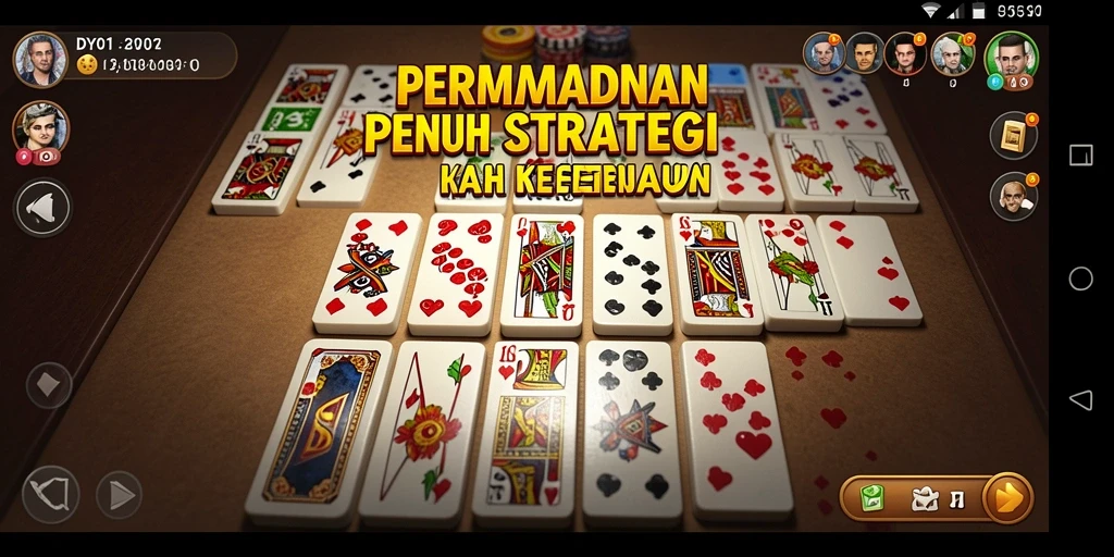 Gameplay Domino seru dan penuh strategi di DY01.