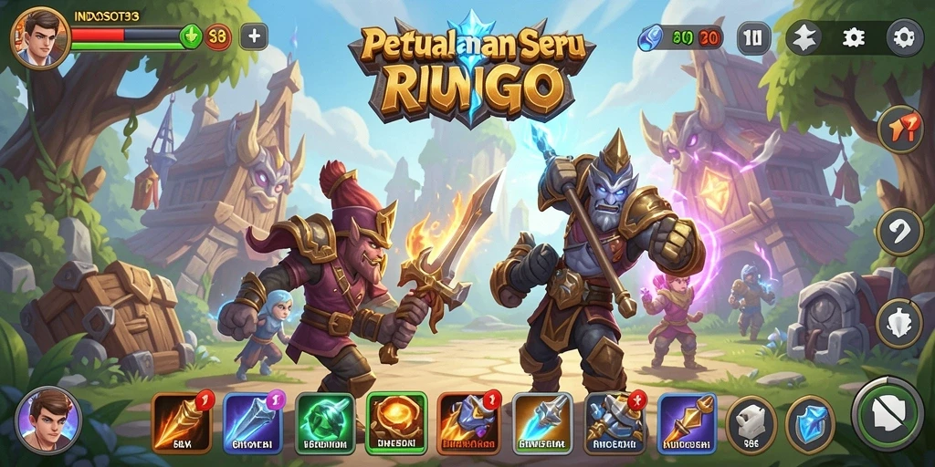 Tangkapan layar gameplay dari INDOSLOT303 yang menampilkan petualangan seru.