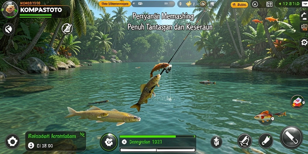 Tangkapan ikan yang spektakuler dalam KOMPASTOTO.