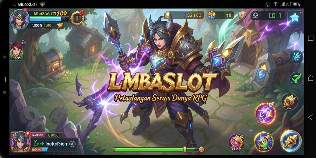 Tampilan gameplay RPG LMBASLOT yang menarik dan interaktif.