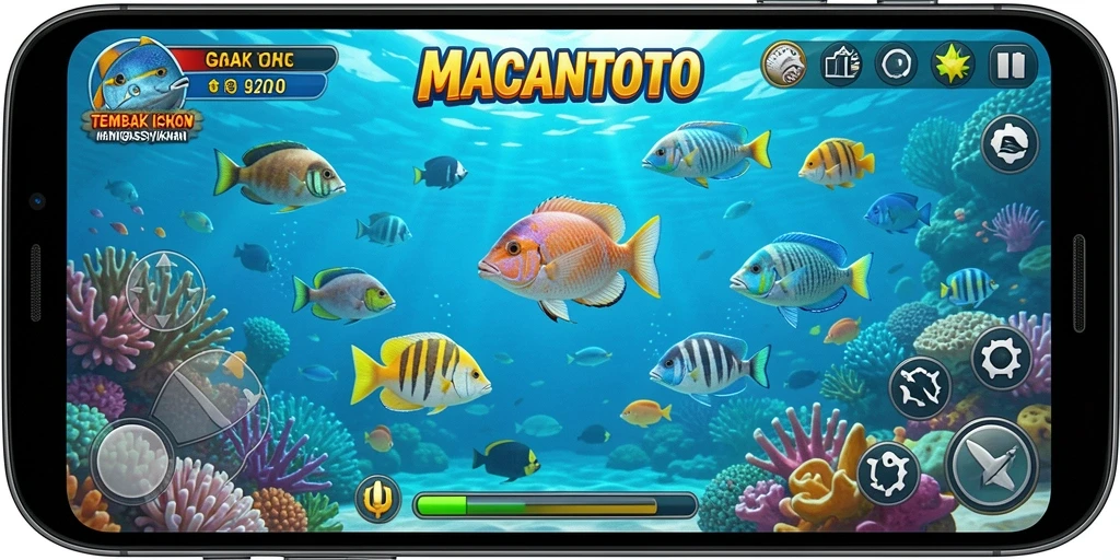 Screenshot gameplay Tembak Ikan yang seru di MACANTOTO.