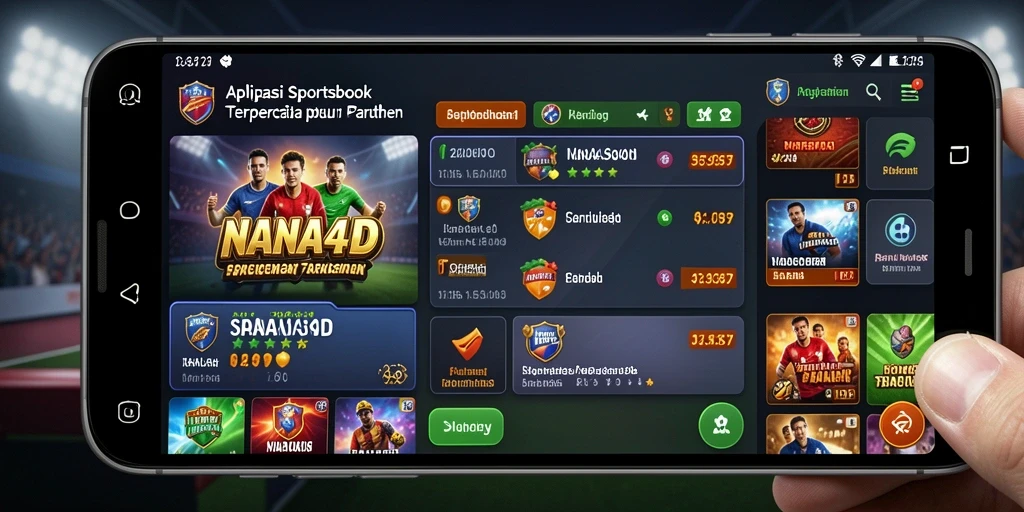 Tampilan permainan NANA4D dengan berbagai pilihan taruhan olahraga.