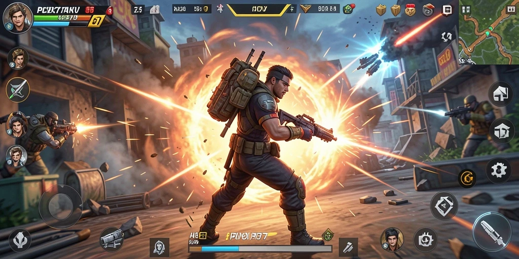 Tampilan gameplay seru dan grafis memukau dari PCX777.