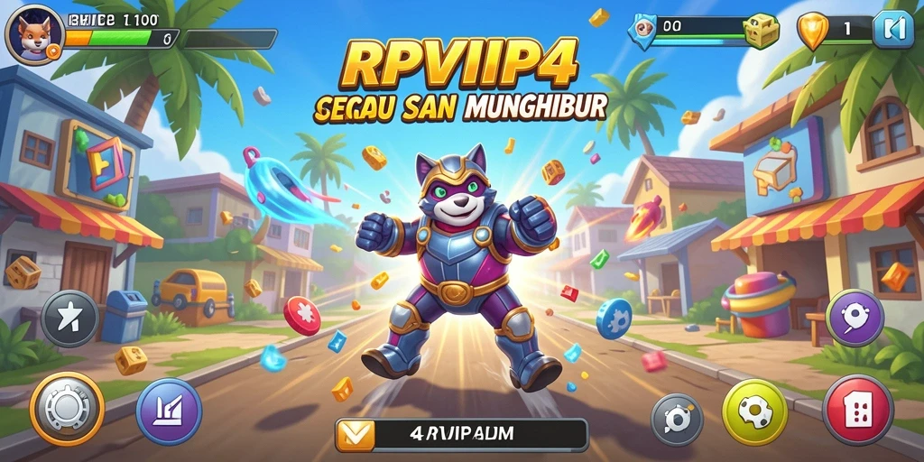 Screenshot RPVIP4 menampilkan aksi gameplay Arcade yang seru.